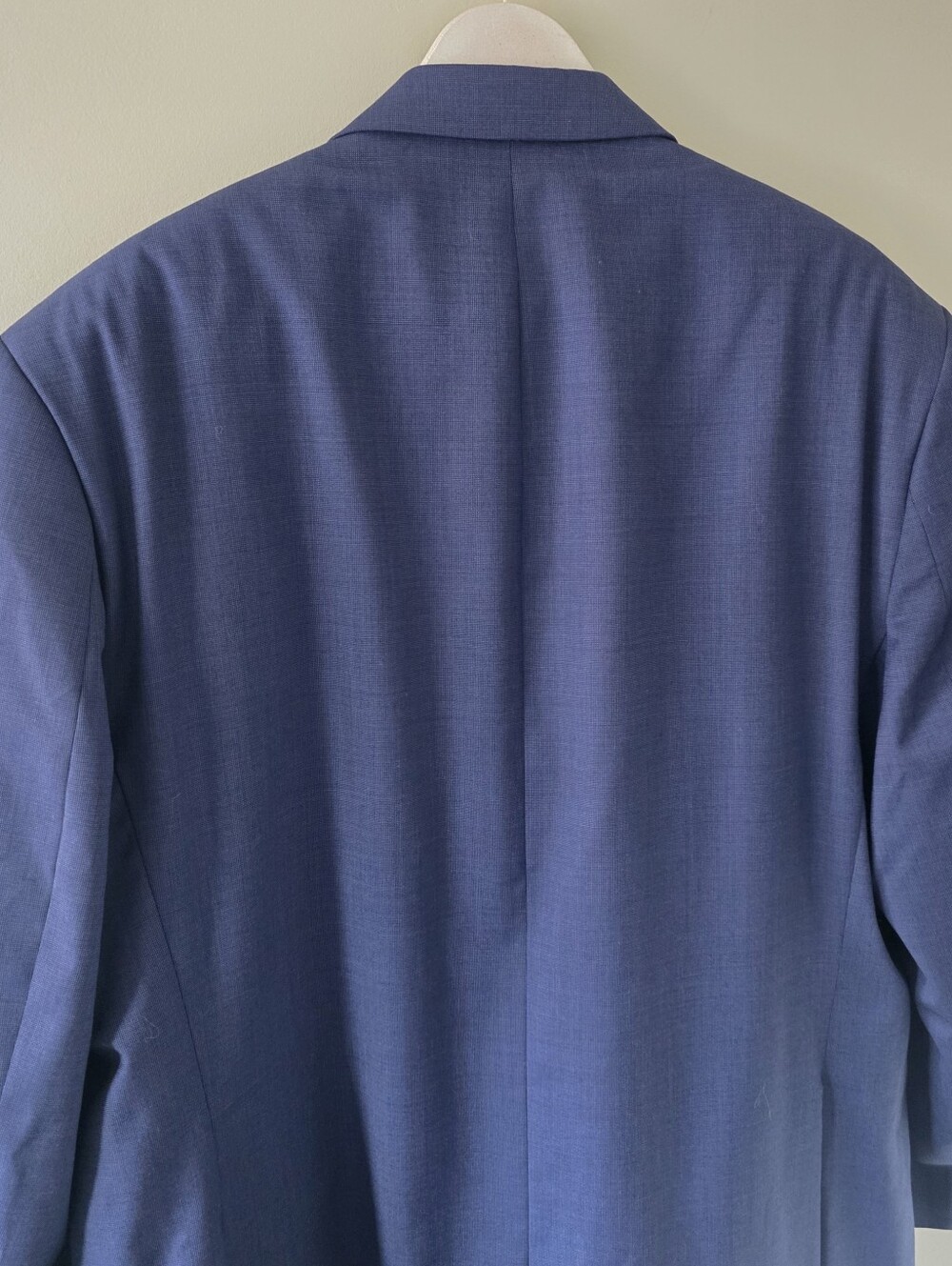 NWOT Lauren Ralph Lauren Navy Textured Weave Wool Blazer Size 48R Old Money - Picture 12 of 16